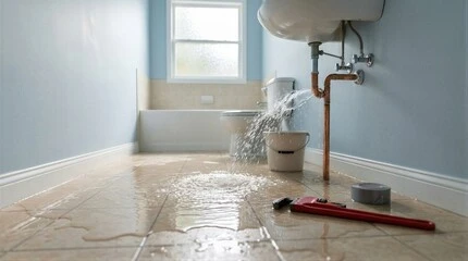 Pipe burst image