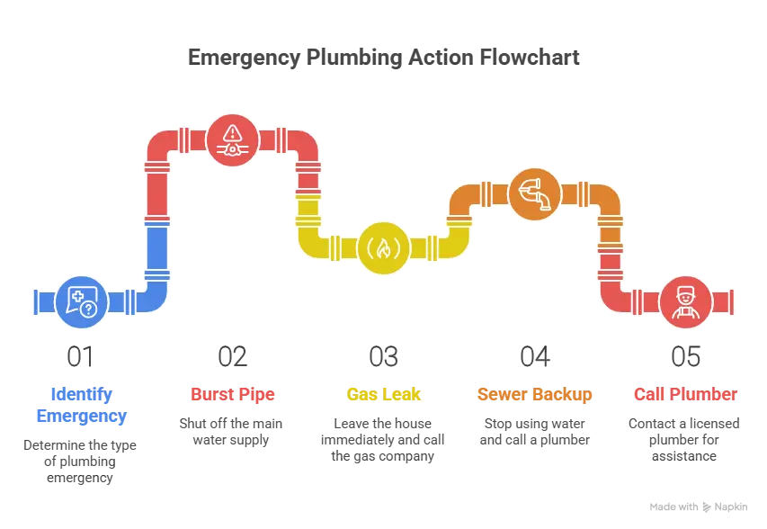 emergency plumbing flowchart 1
