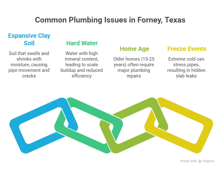 forney tx plumbing problems causes