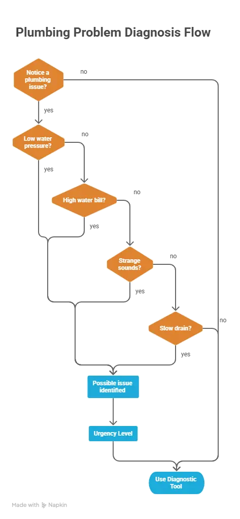 plumbing diagnostic flowchart