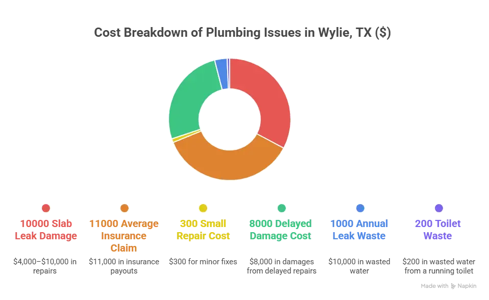 wylie plumbing cost damage impact